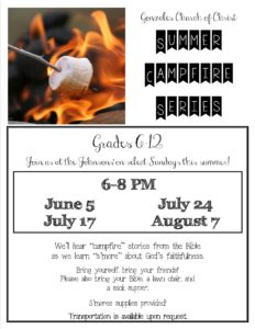 Summer Campfire Poster